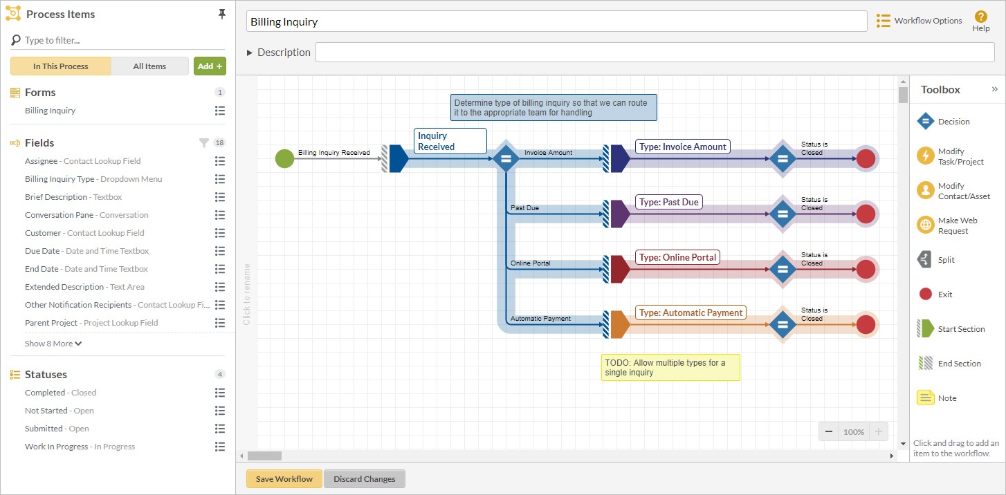 Visual workflow designer