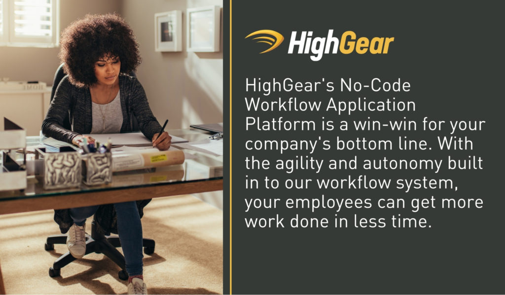 HighGear no-code workflow software
