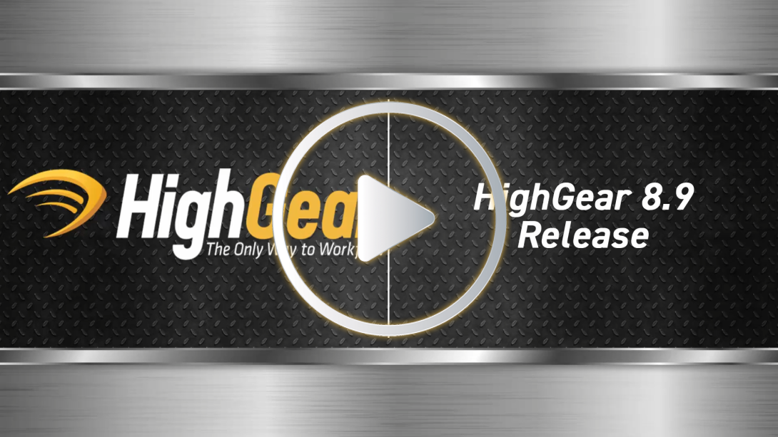 HighGear 8.9 Release Video