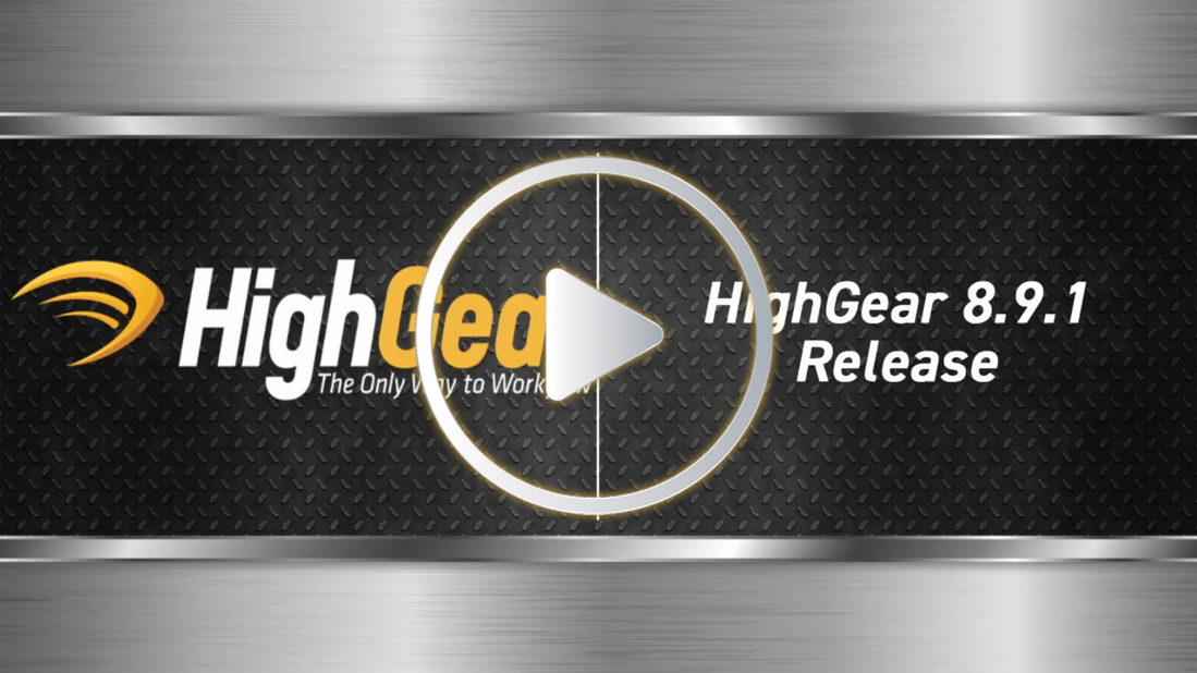 HighGear 8.9.1 Release Video