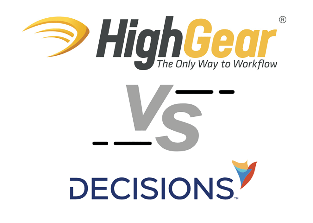 HighGear vs Decisions comparison