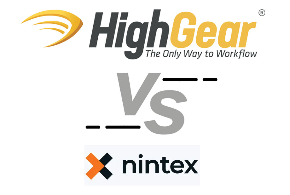 Nintex Alternative 2024: HighGear vs. Nintex Comparison
