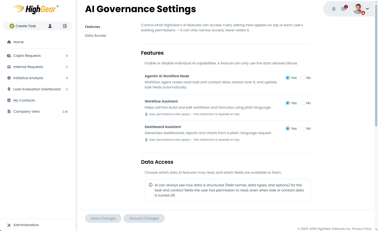 ai governance page
