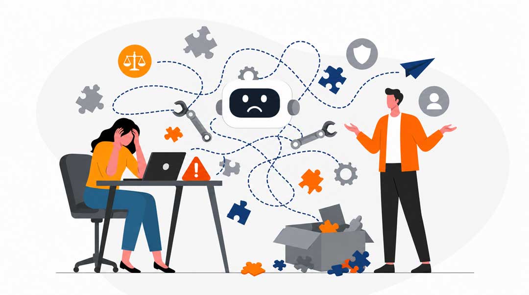 An illustration of uncontrolled ai adoption